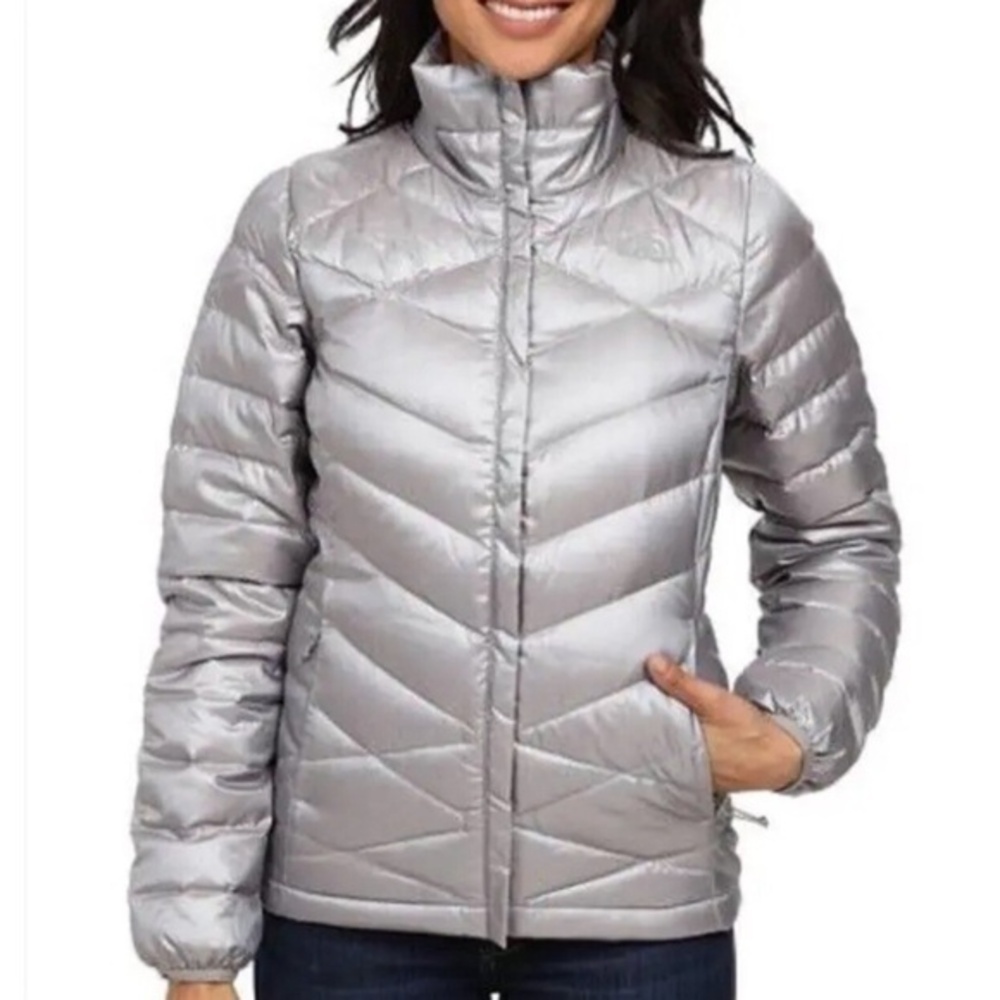 The North Face Aconcagua 550 Puffer Jacket - Gray/Silver